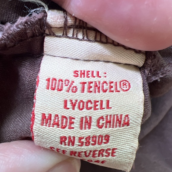 REBA Woman Embroidered Fall Flowers Peasant Brown Blouse 3/4 Sleeves XL - Picture 9 of 9